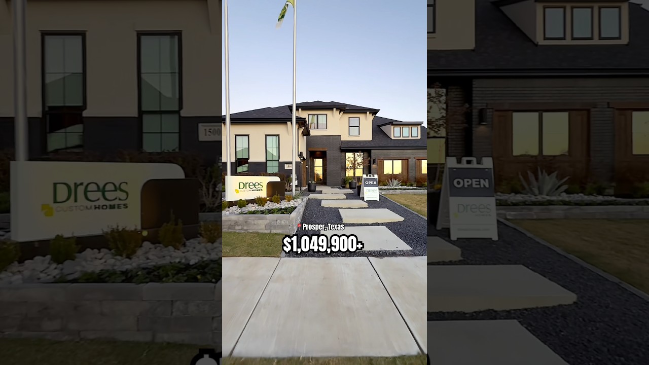Новые элитные дома, построенные по индивидуальным проектам, в Проспере, штат Техас!🤝
