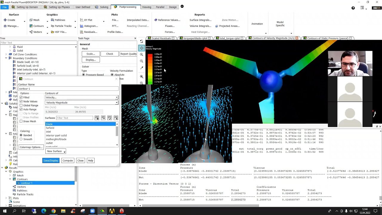 Wind Turbine CFD Simulation with ANSYS Fluent, Part 3/3