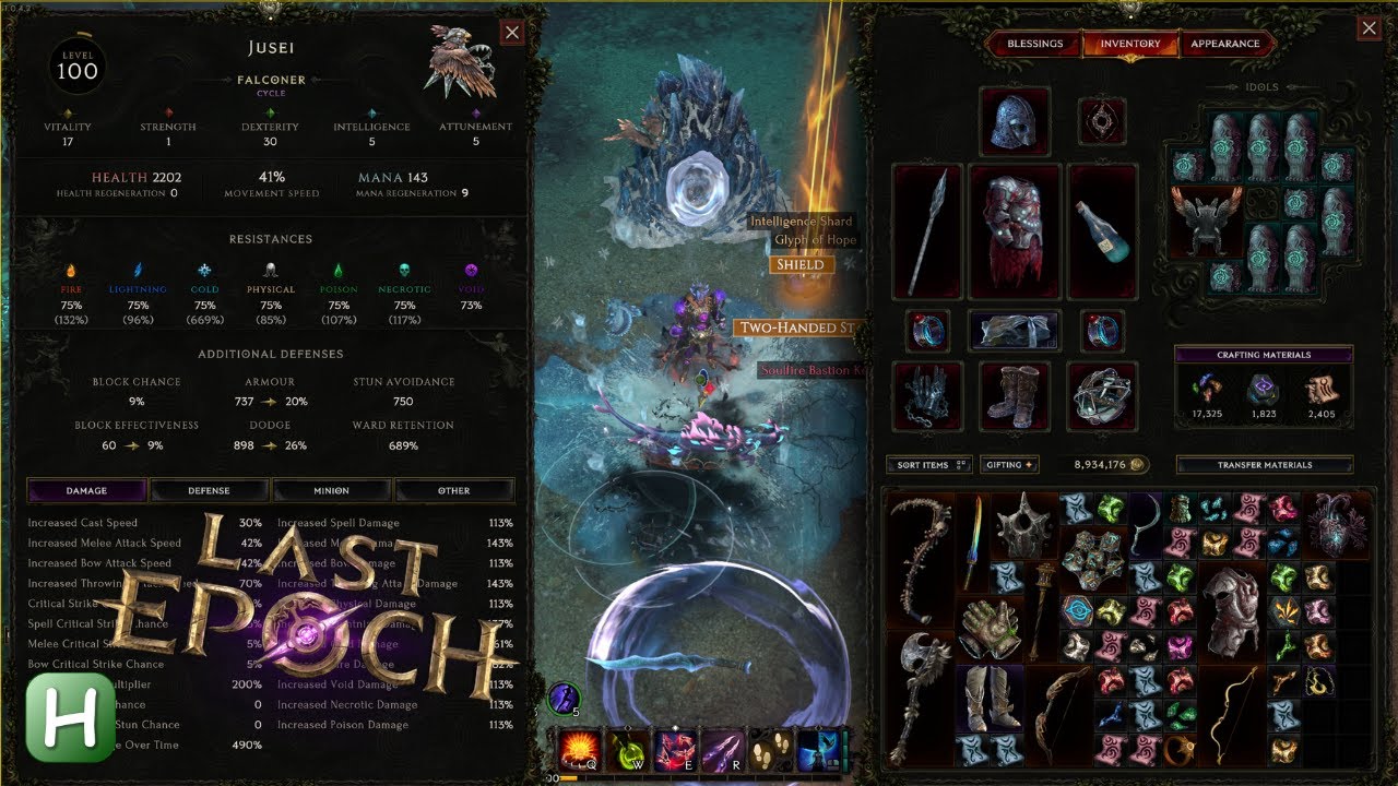 Cold Acid Flask Falconer | Corruption 1717 - Last Epoch