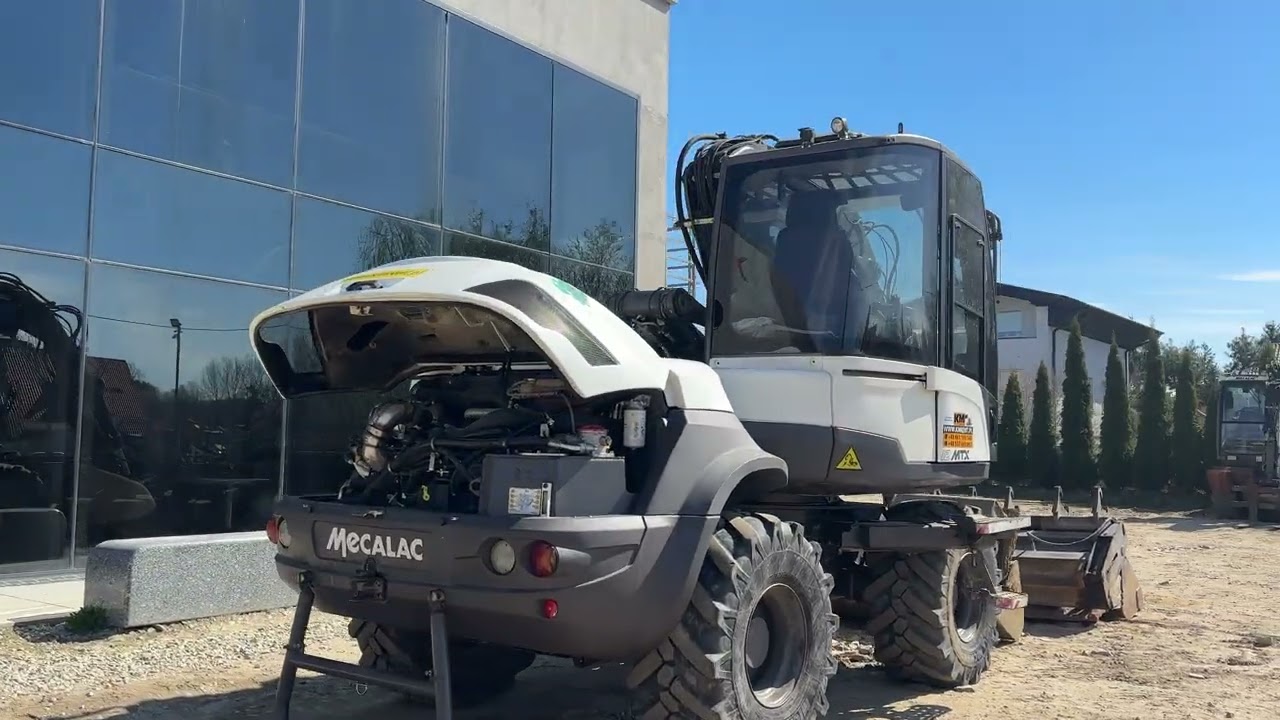 MECALAC 12 MTX KOPARKO-ŁADOWARKA 2018R. KM MASZYNY BUDOWLANE WWW.KMRENT.PL 56-300 MILICZ