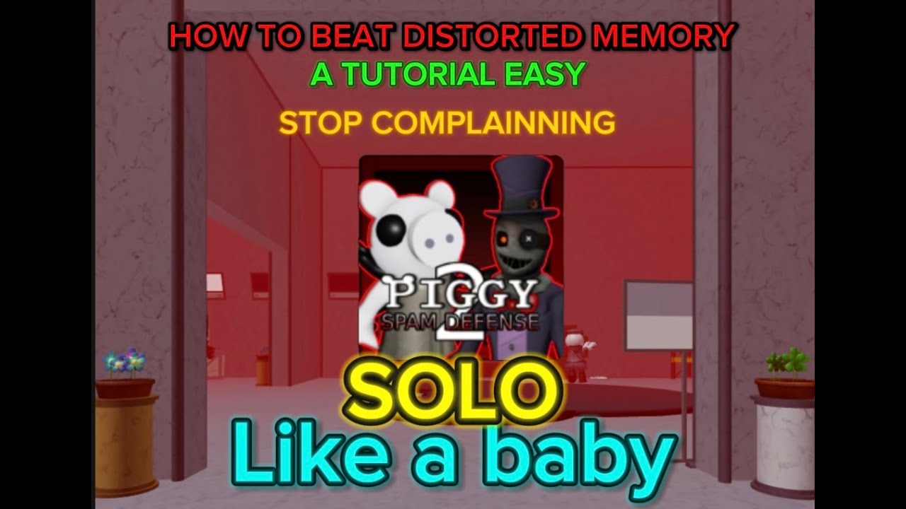 Piggy Spam Defense 2 How to beat Distorted Memory EASILY