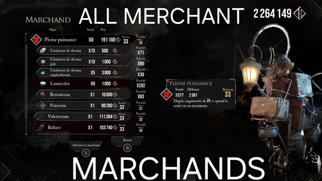 Clair Obscur All Merchant Gestral Marchands Location Easy Timeline Items Objets Emplacement 4K
