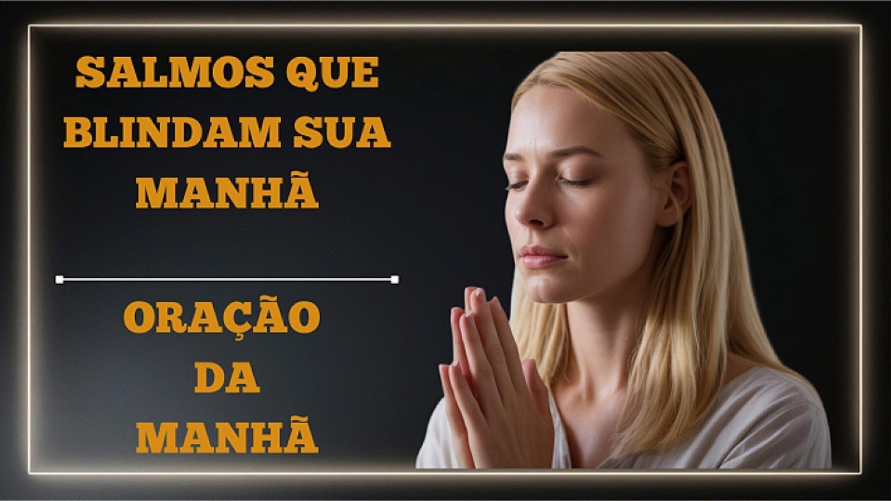SALMOS QUE BLINDAM SUA MANHÃ | ORAÇÃO DA MANHÃ
