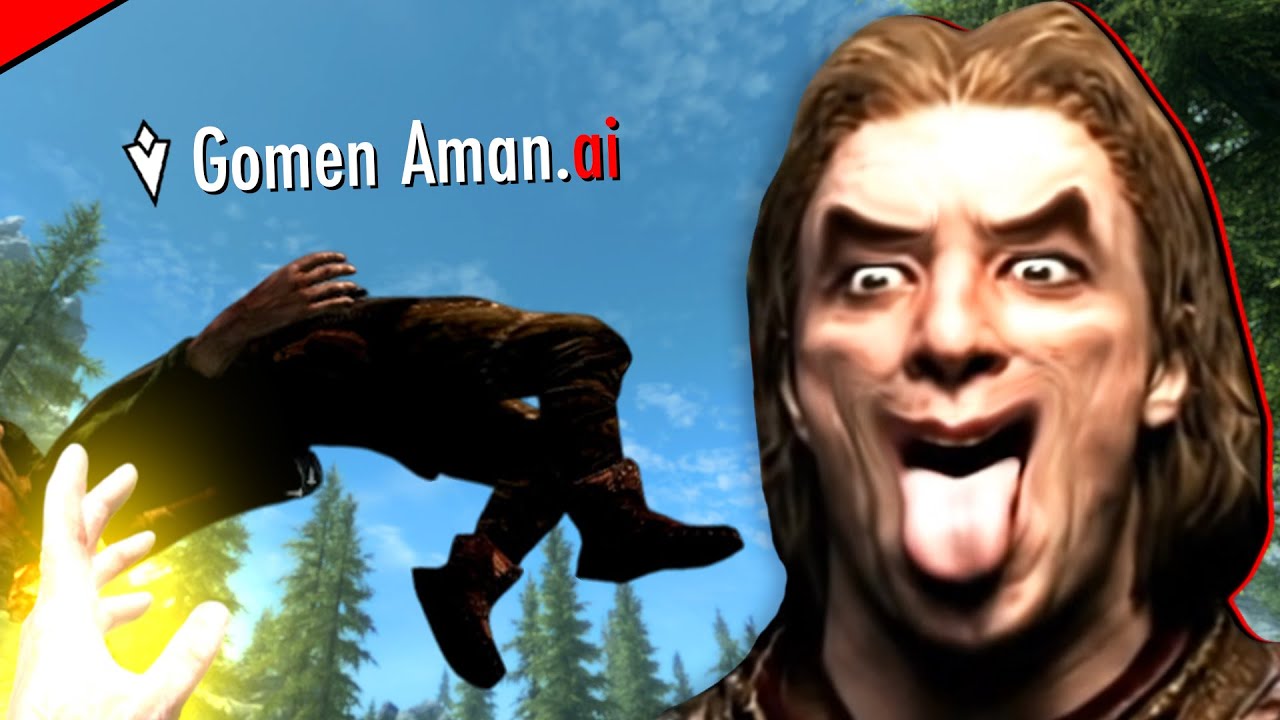 I Added Fully ai NPCs To Skyrim Just To Roleplay As An Insane Man From Another World