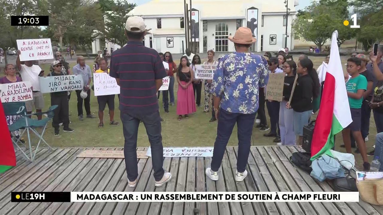 La diaspora malgache à La Réunion se réunit à Champ Fleuri en faveur des manifestations
