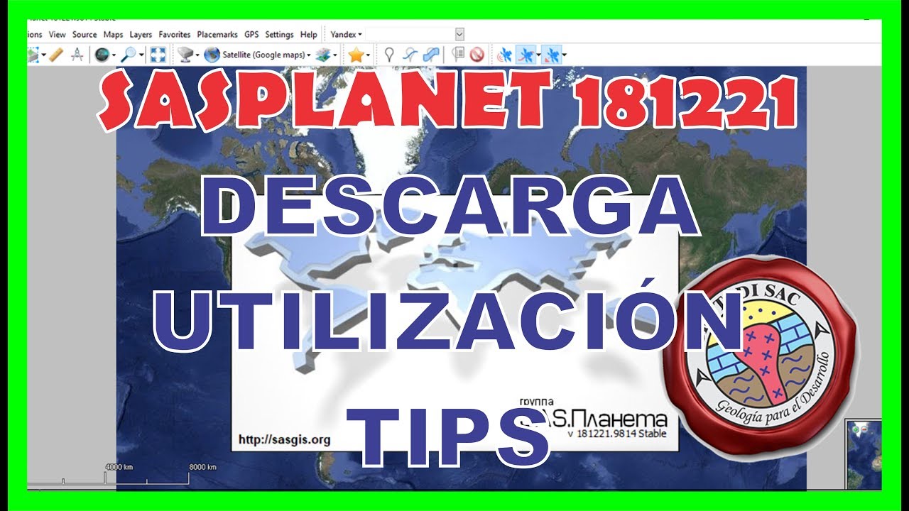 SASPLANET V181221 - Descarga, utilización y tips