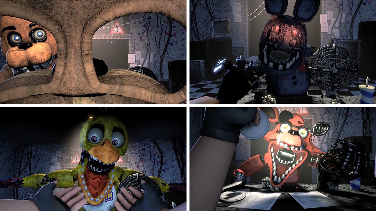 FNaF 2 Counter Jumpscares (Animation)