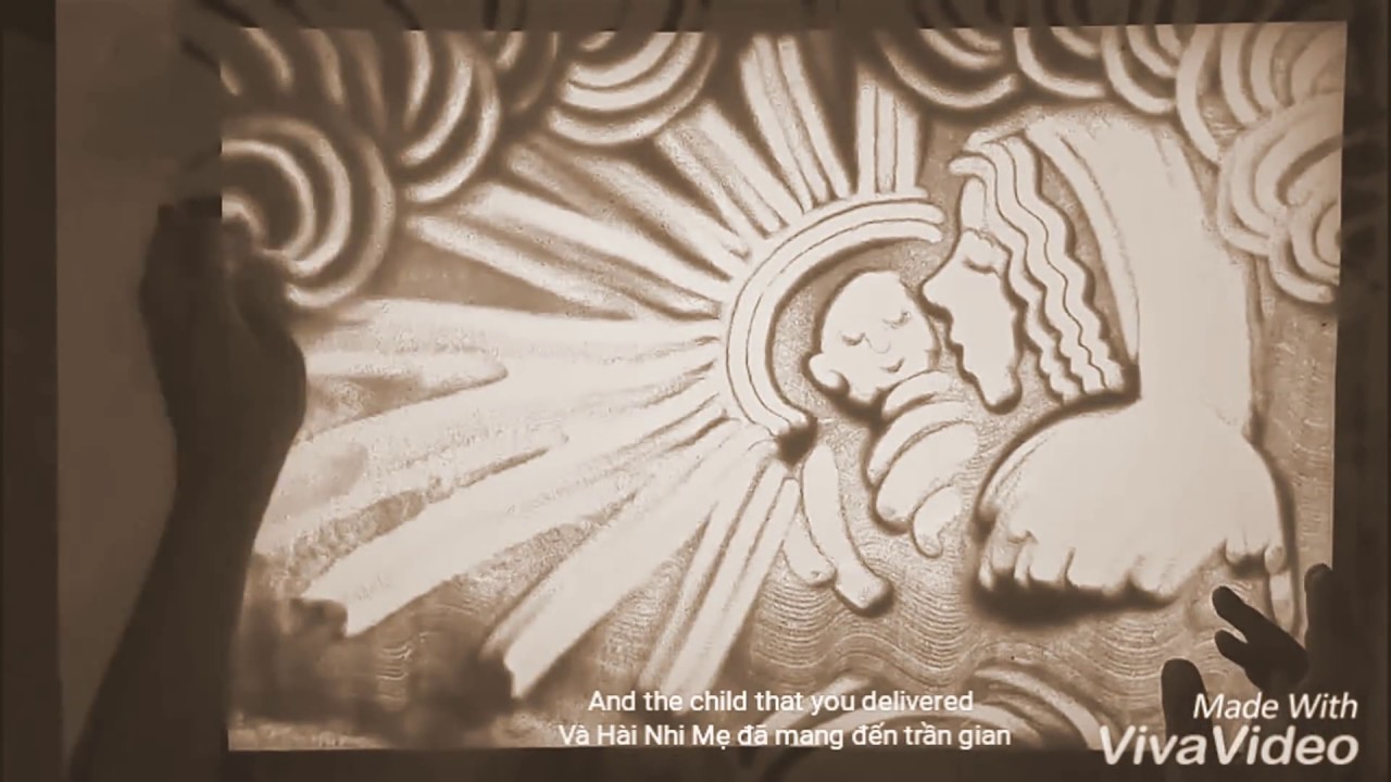 Mary did you know - Sand Art by Naughty Merman
