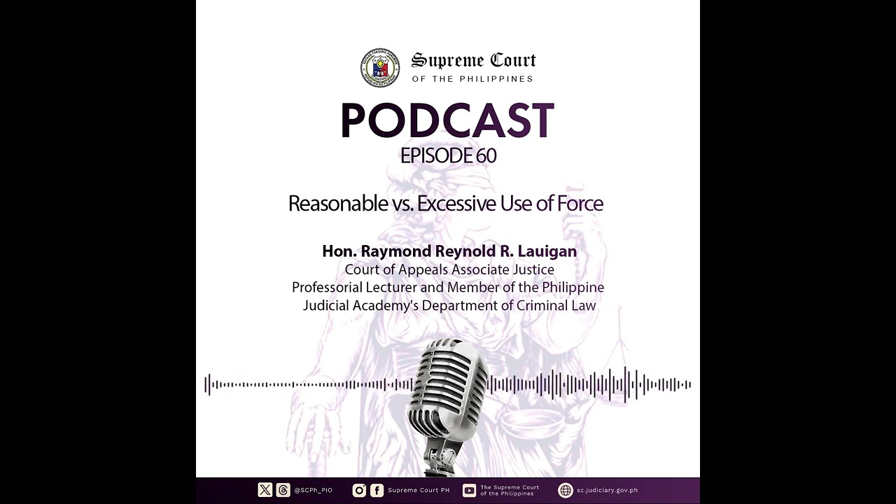 EPISODE 60: Reasonable vs. Excessive Use of Force