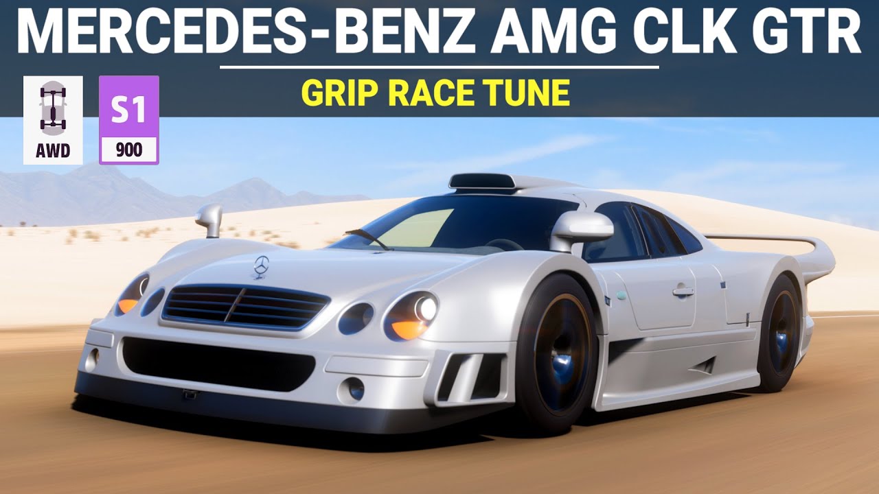 Forza Horizon 5 Tuning - 1998 Mercedes-Benz AMG CLK GTR - FH5 Grip Race Build, Tune & Gameplay