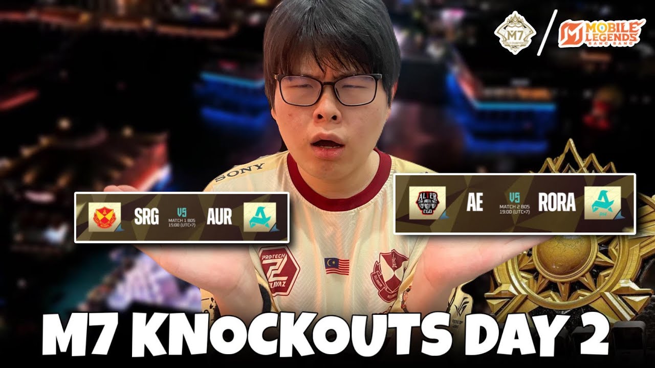 🔴 AE VS AURORA PH | NEW VENUE!! | M7 KNOCKOUT STAGE DAY 2!! 🔴