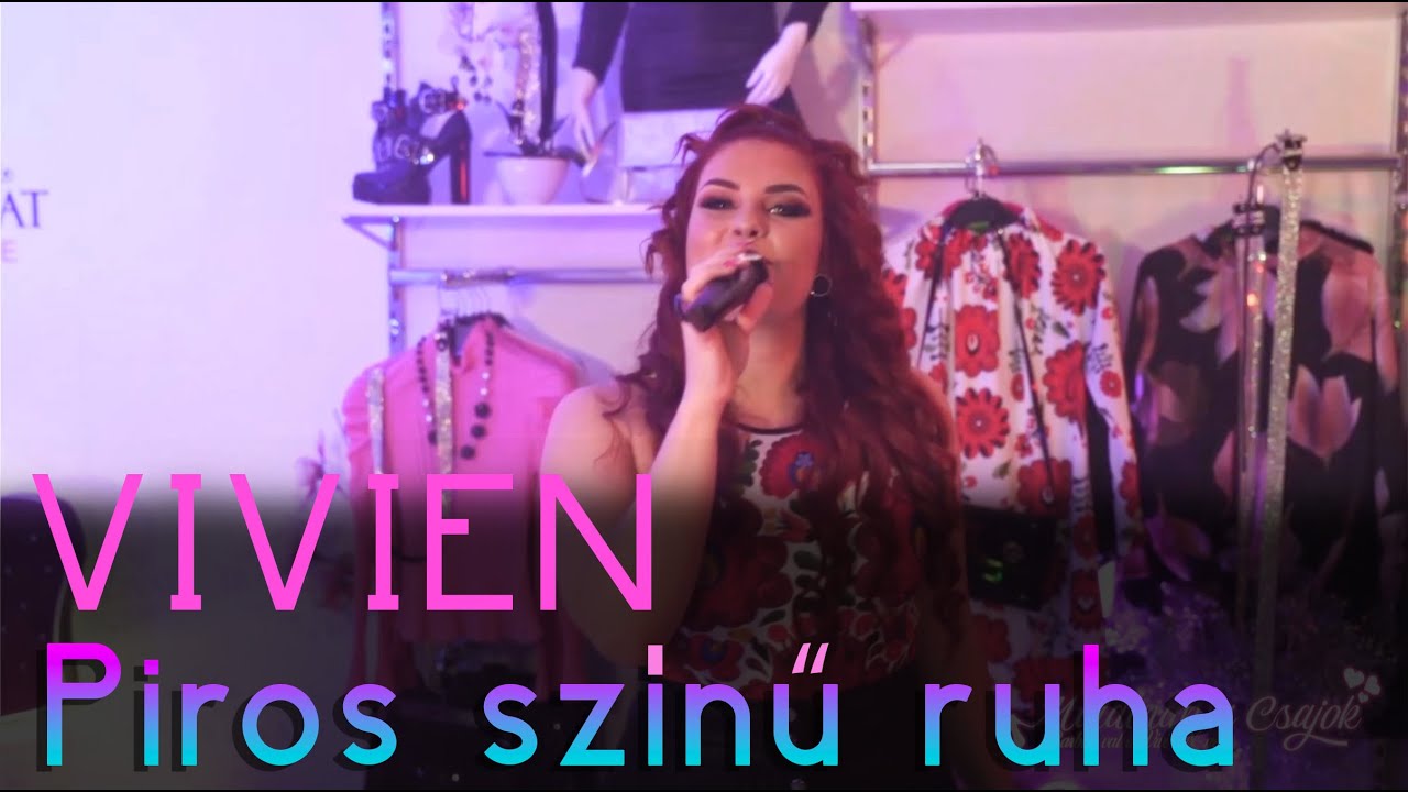Vivien - Piros színű ruha #vivien #mulatnakacsajok #magyarzene