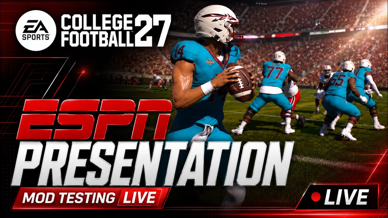 Testing the ESPN Mod LIVE in College Football 27