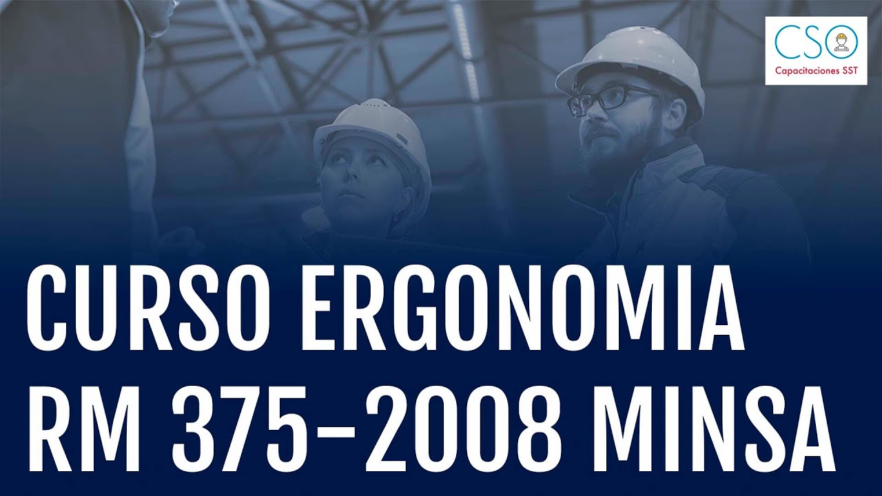 Ergonomia RM 375 2008 MINSA PERÚ - Curso