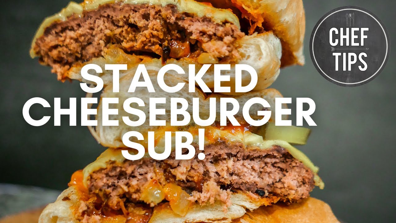 Cheeseburger Sub Recipe - SoFi Stadium Food