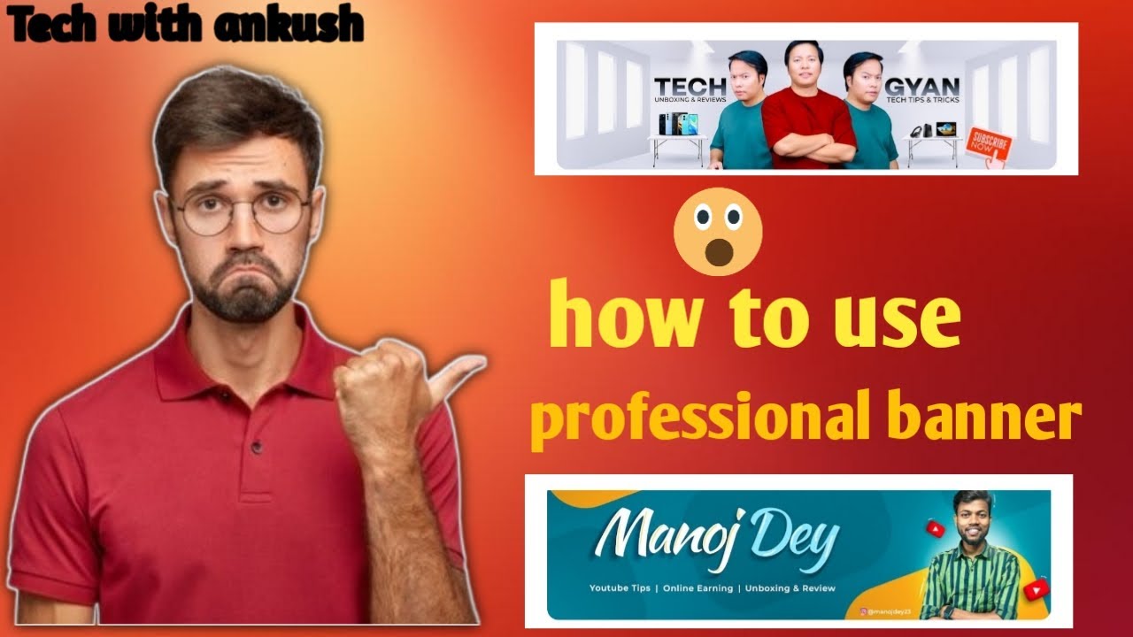 How to use professional like banner #tech #trending #viral 