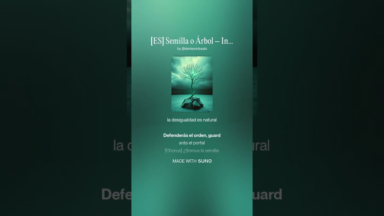 [ES] Semilla o Árbol – Inspirado en Norberto Bobbio (Rock, V1.0)