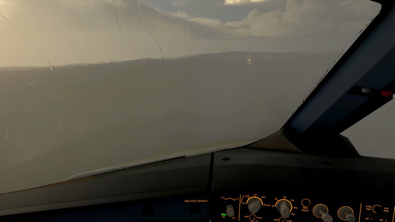 Airbus A320 EXTREME TURBULENCE Landing at Bristol Airport (EGGD) - Microsoft Flight Simulator 2020