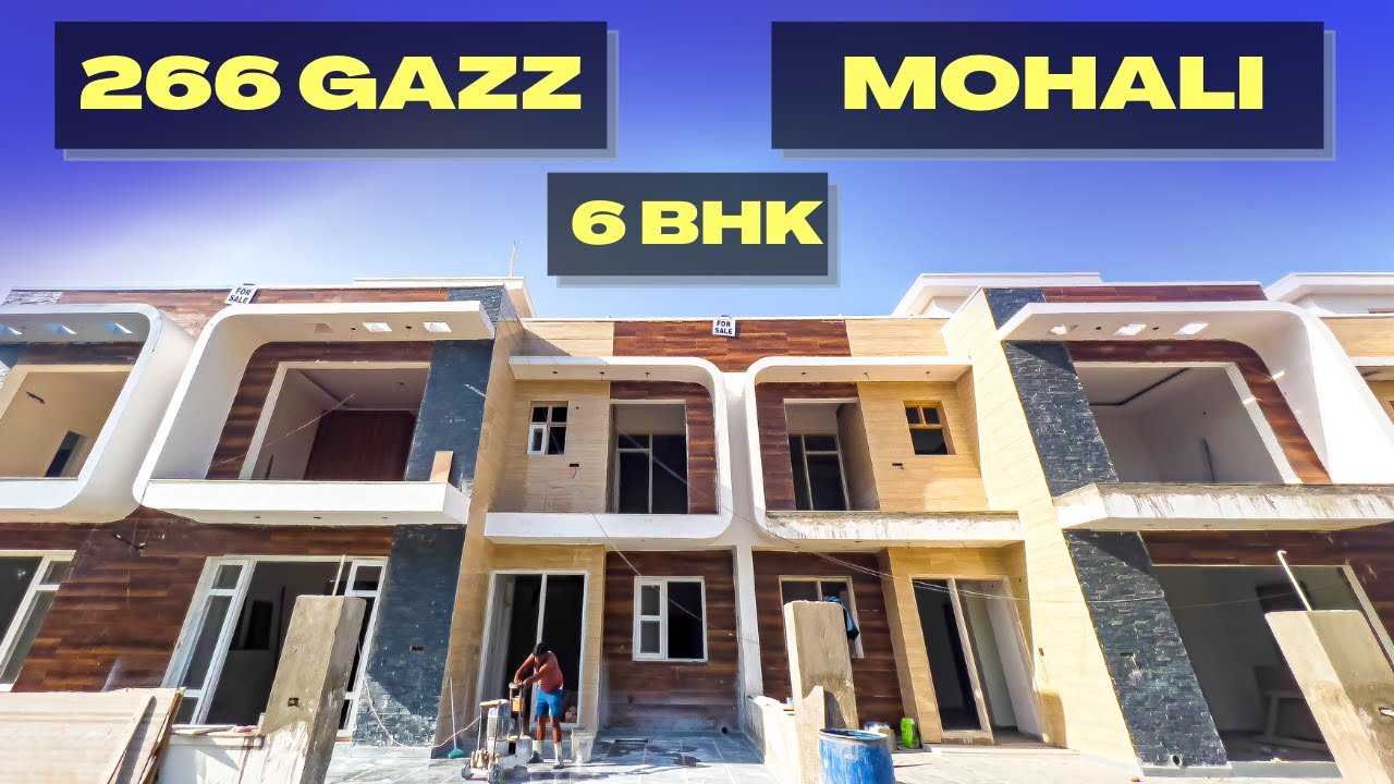 11 Marla KOTHI for sale in MOHALI | Near AIRPORT ROAD | Gated Society Modern DUPLEX VILLA
