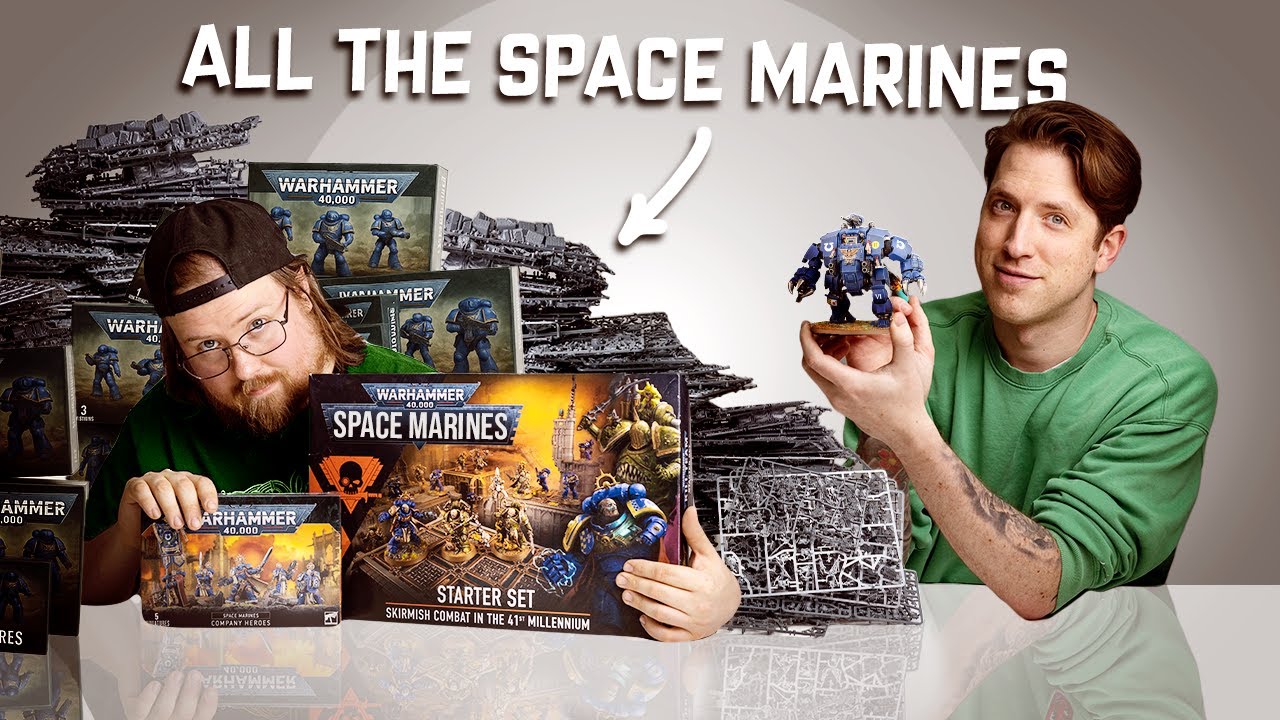 He has more Space Marines than a Warhammer store - We had to help!