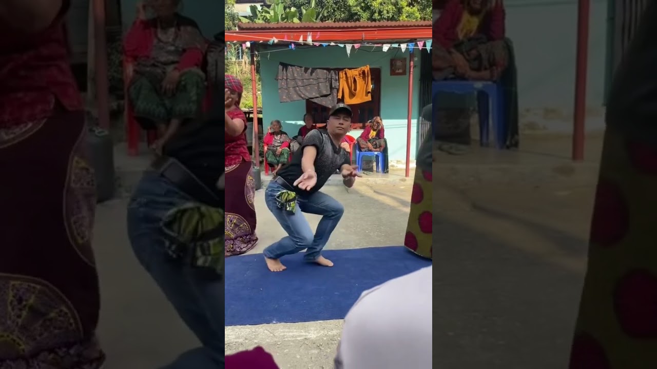 Shyam rana dancing with girls #shyamrana  #nepalisong #dance #keeploveing