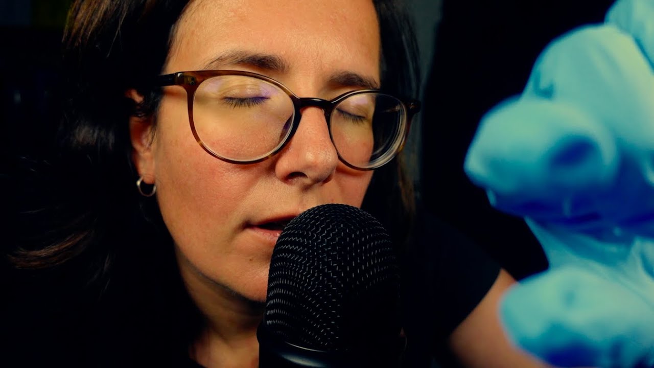 ASMR female Mouth Sounds & Whispering positive affirmations (audible to inaudible)