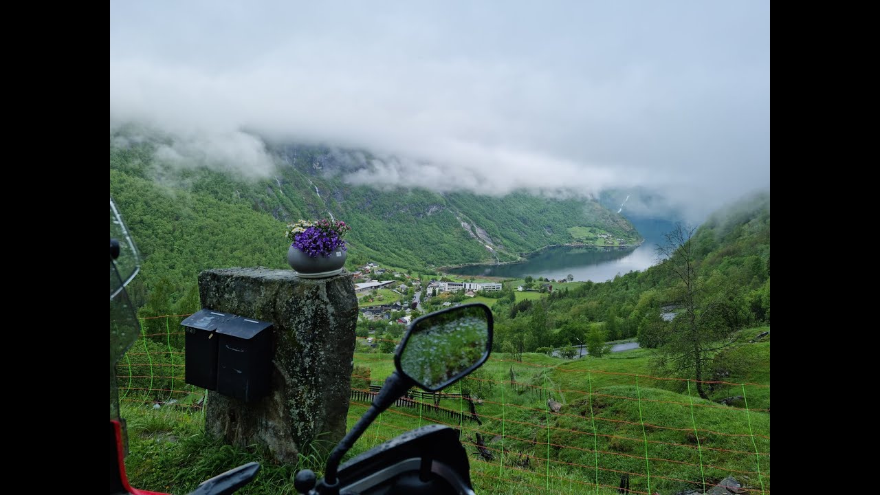 MCturen 2022 part 4. Geiranger to Atlanterhavsveien. Stop in Eidsvåg