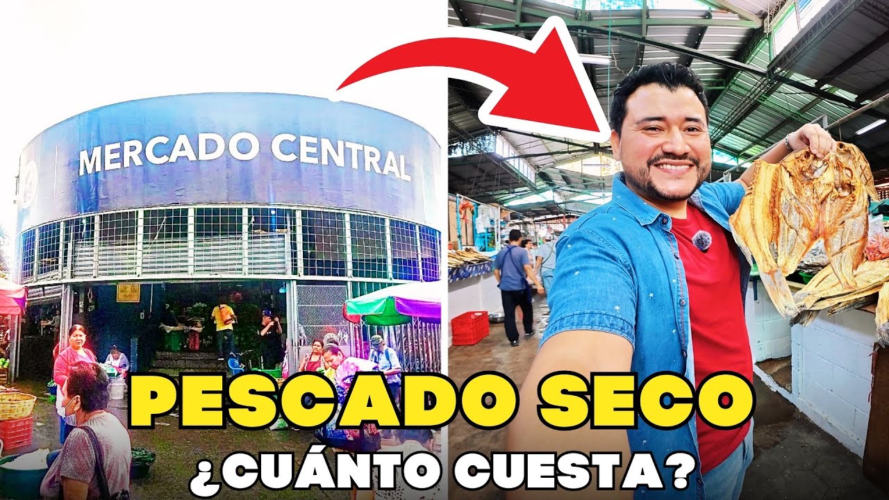 EL BUSCADO PESCADO SECO en el MERCADO CENTRAL | San Salvador Centro