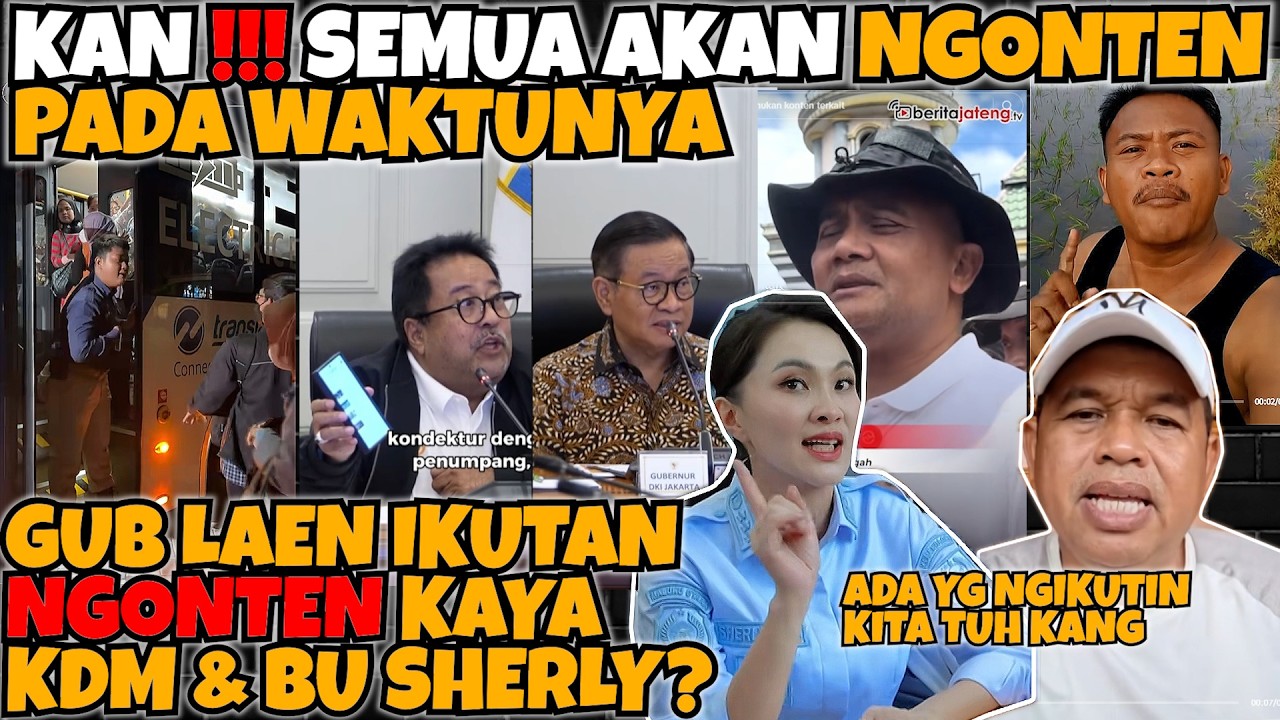 KAN🤣‼️SEMUA GUB Akan NGONTEN Pada WAKTUNYA‼️Jakarta & Jateng Ikutan NGONTEN KAYA KDM & BU SHELY⁉️