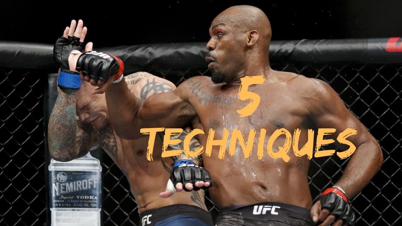 Jon 'Bones' Jones | 5 Techniques Done Effectively | Hacking MMA
