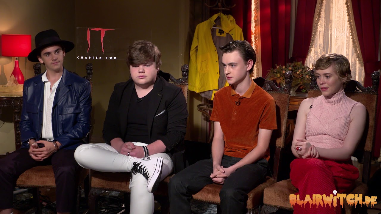 Jack Dylan Grazer, Jeremy Ray Taylor, Jaeden Martell & Sophia Lillis on IT CHAPTER TWO interview