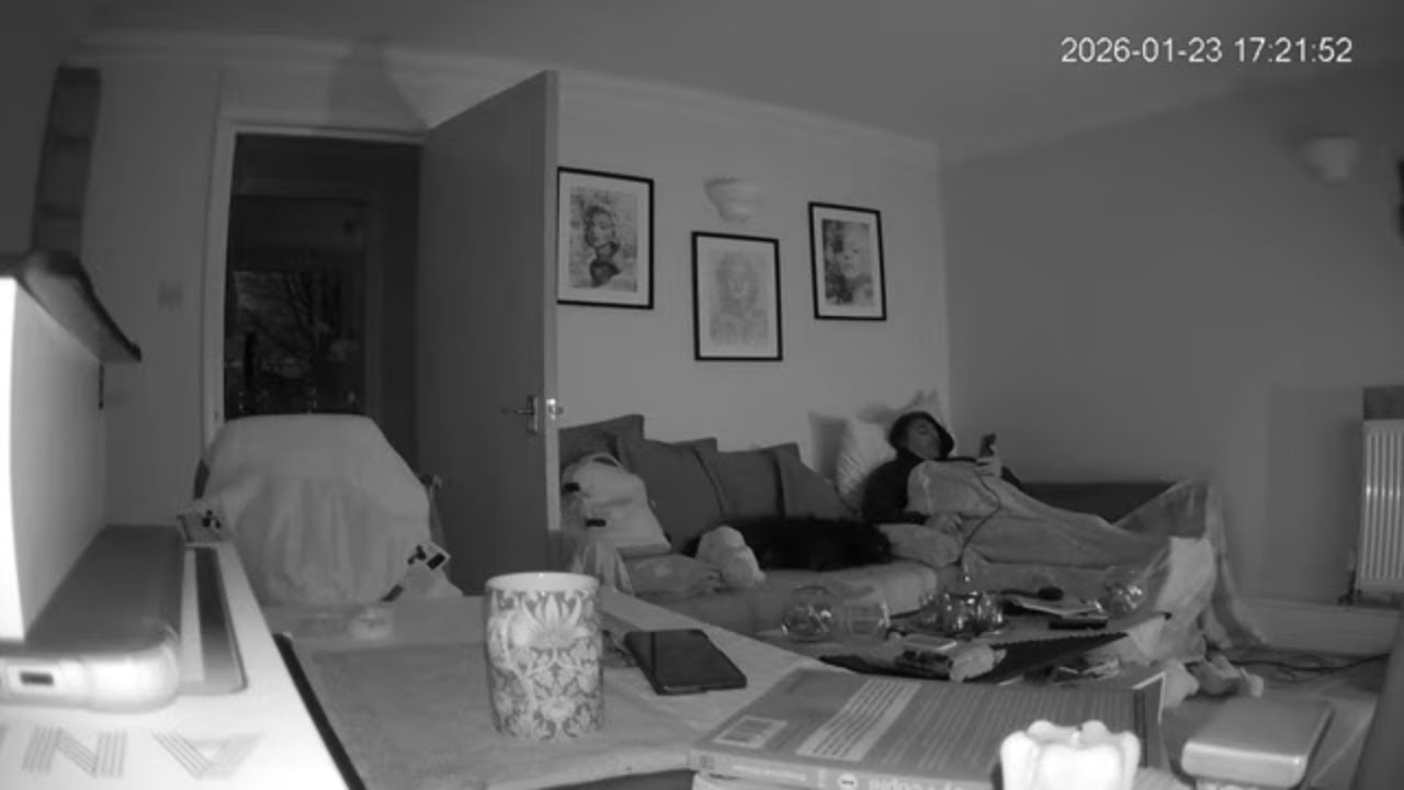 🔴 24/7 LIVE: Italian Couple in London - Real Life [DINING ROOM 🍽️] - MiGIPepeVibes - Cam 2