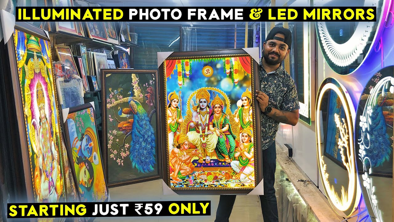Buy illuminated Photo Frame & Led Mirrors | Starting Just ₹59 Only | Decorative Mirror Manufacturers