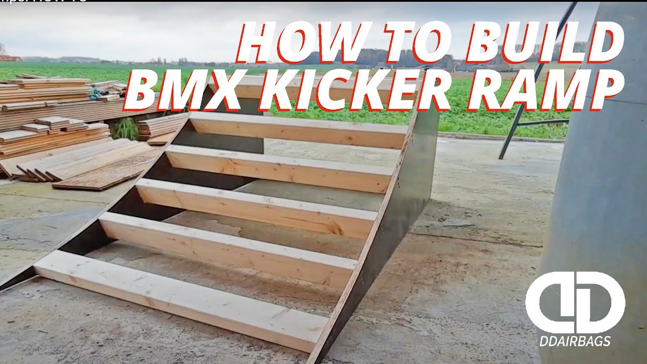 How To Build a BMX Kicker Ramp and Landing - Complete Build