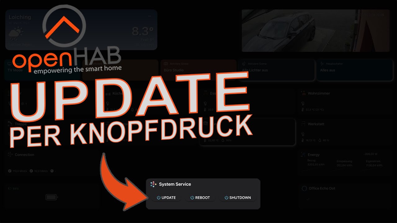 openHAB 3 | Tipps & Tricks | Update/Neustart/Herunterfahren in der Weboberfläche? | EXEC Binding