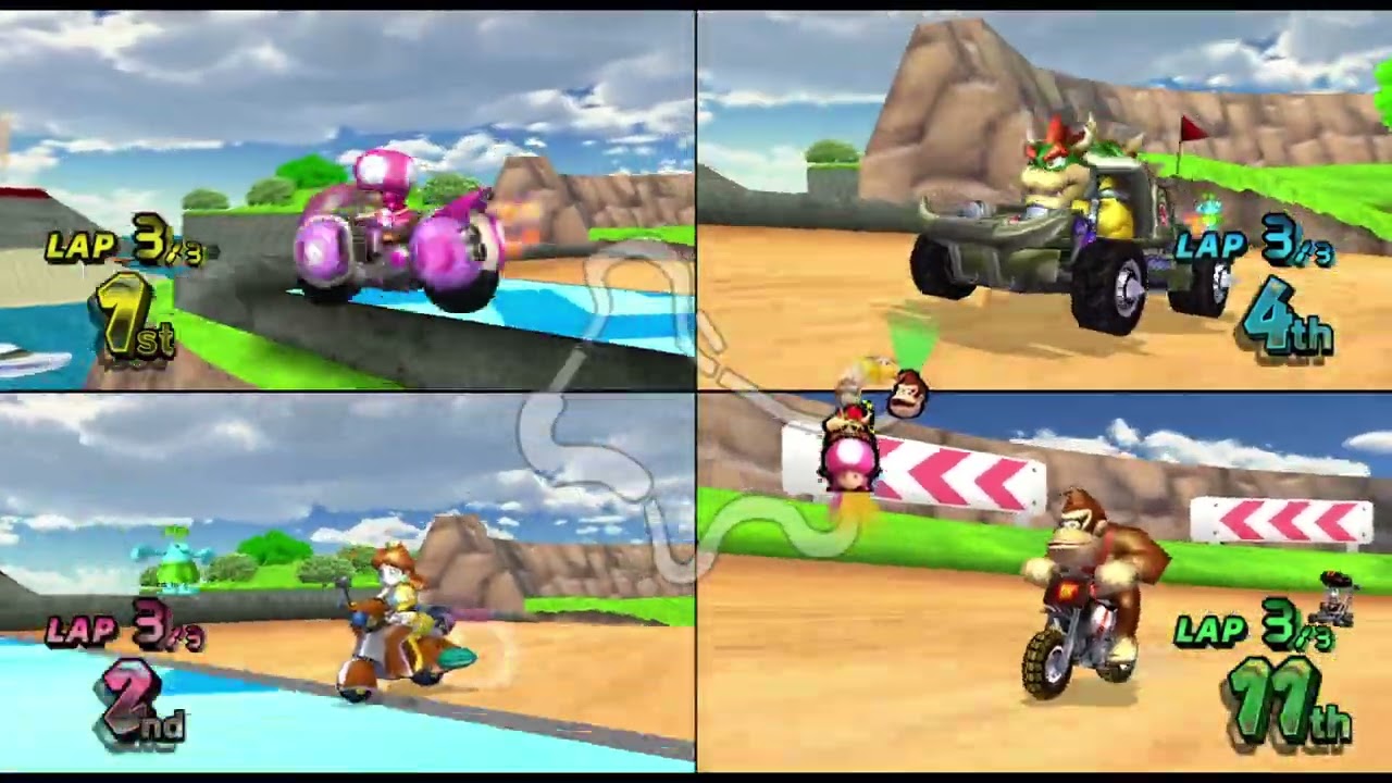 Mario Kart Wii Custom Tracks ✦ 4 Players #557
