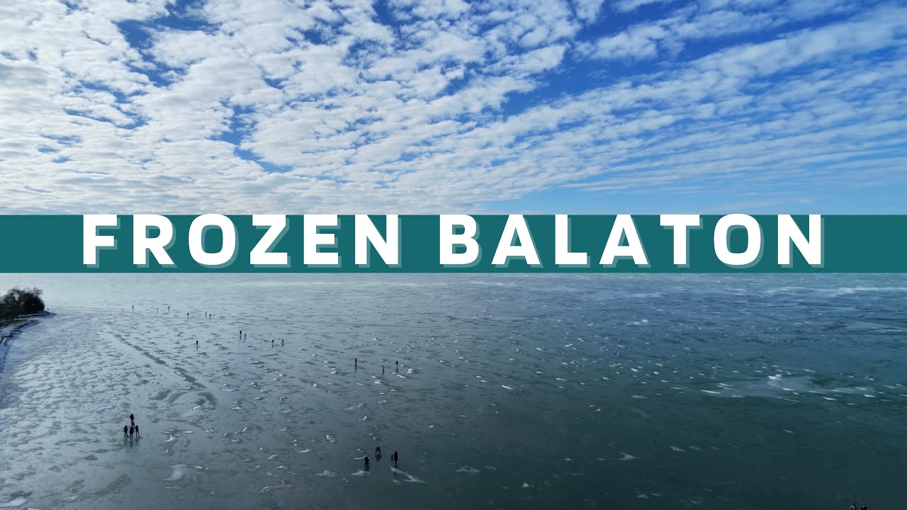 Frozen Balaton 4K - Winter Drone Footage - Deep House Chill