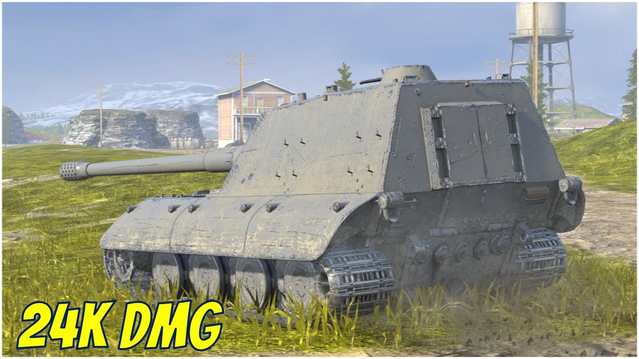 Jg.Pz.E100 - 24K DMG ● WoT Blitz