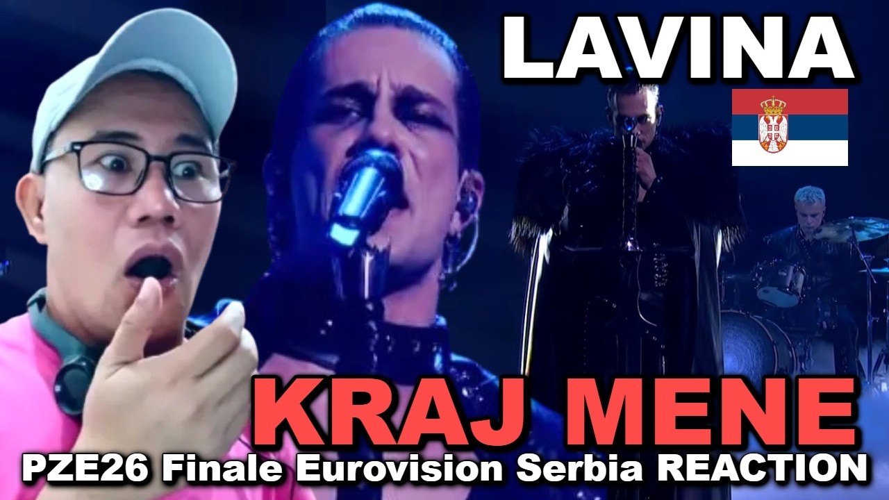 LAVINA - Kraj mene - PZE26 Finale Eurovision Serbia REACTION