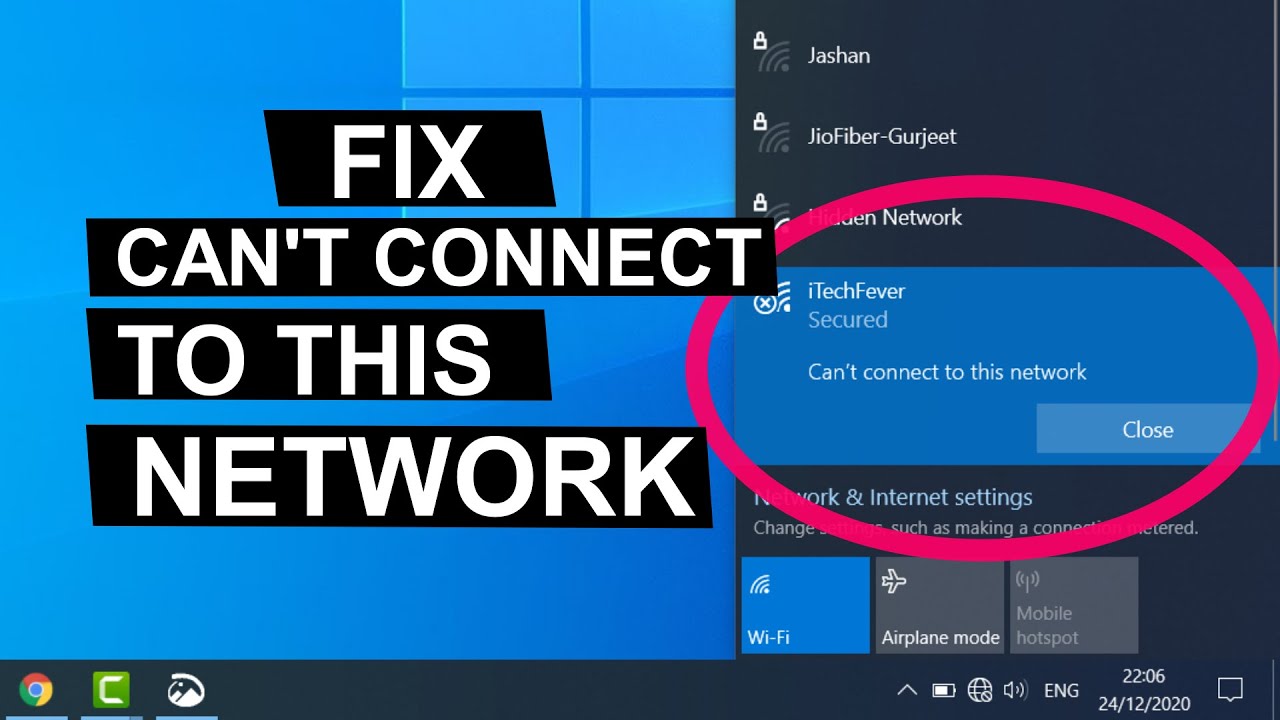 Исправление ошибки &laquo;Не удаётся подключиться к этой сети&raquo; в Windows 10 &mdash; Wi-Fi и Интернет