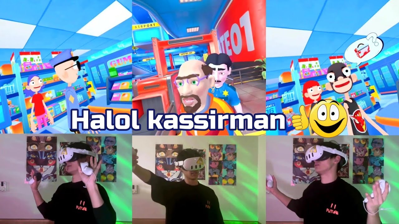 Halol kassirman 😁 roro.off_  Yoqmasayam like bosamiz #vr #vrgaming #vrgameplay #gameplay #trend #4k 