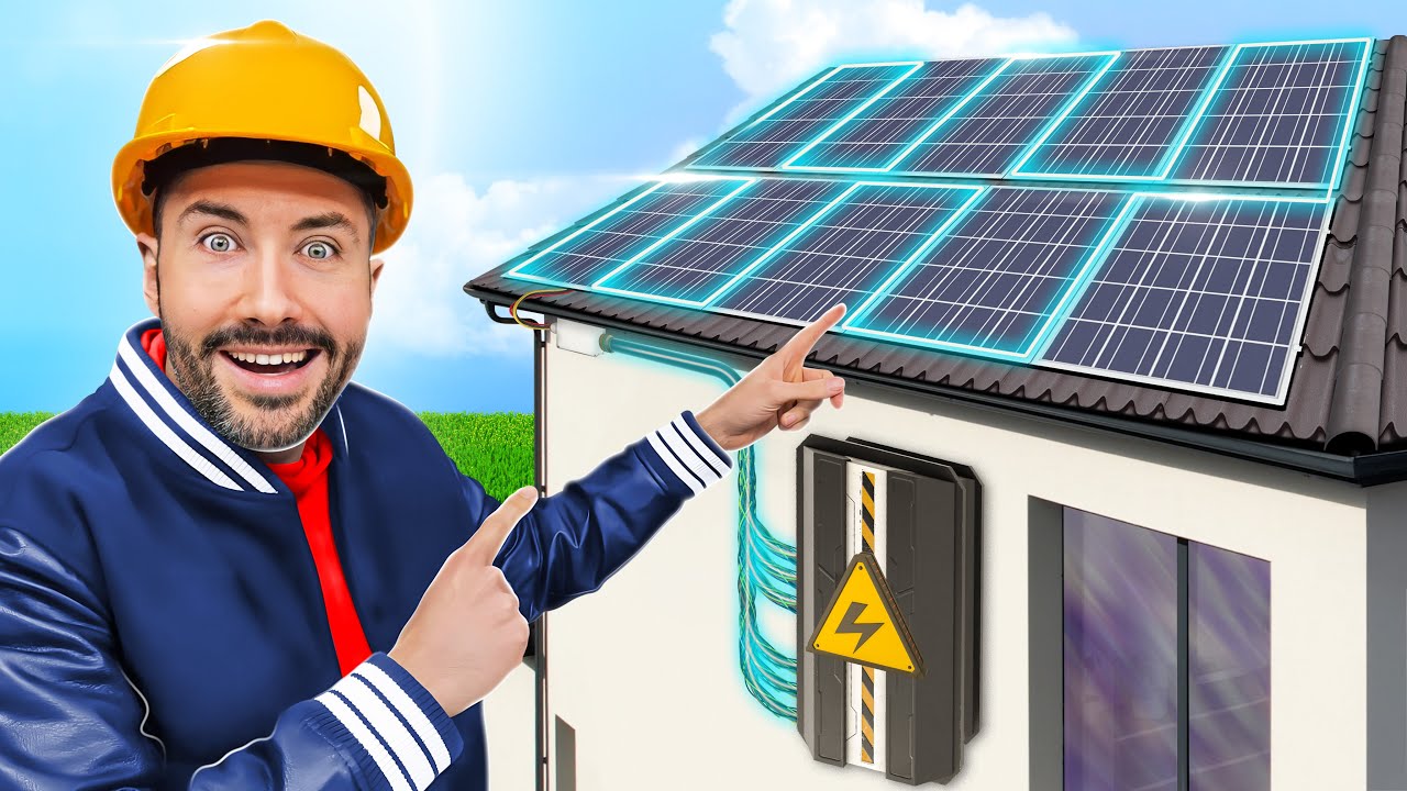 J'installe mon système solaire ultra tech ! (je ne paye plus d'éléctricité)