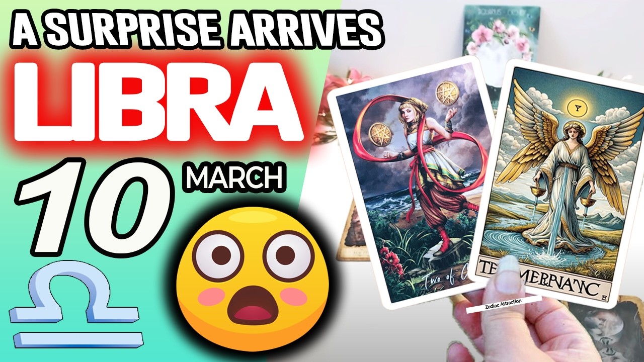 Libra ♎A SURPRISE ARRIVES 💖 horoscope for today MARCH 10 2026 ♎ #libra tarot MARCH