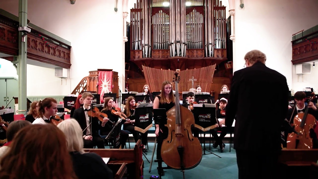'Dittersdorf Double Bass Concerto No. 2 in D major' performed by the Somerset Youth Orchestra