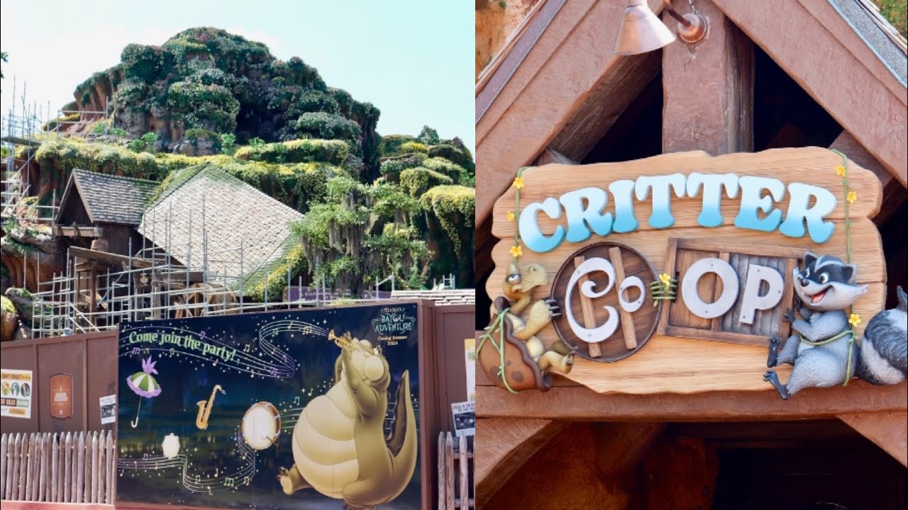 Tiana's Bayou Adventure April 24th 2024 Construction Update | Magic Kingdom Walt Disney World