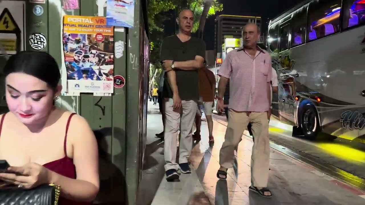 [4K] How is Thailand Now? Pattaya Beach Road, Freelancers!