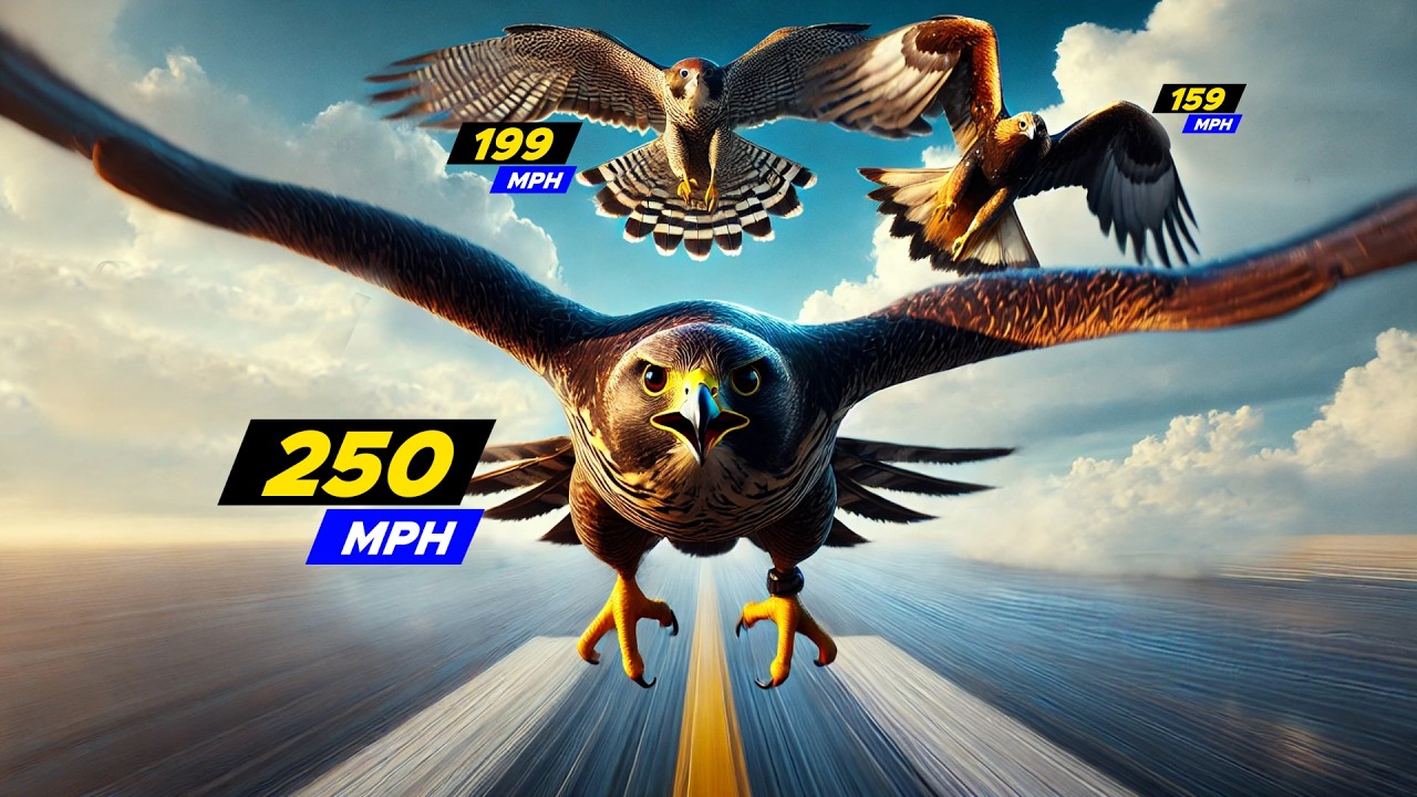 Fastest Birds in the world | Real Speed Comparison | Big Data Factor