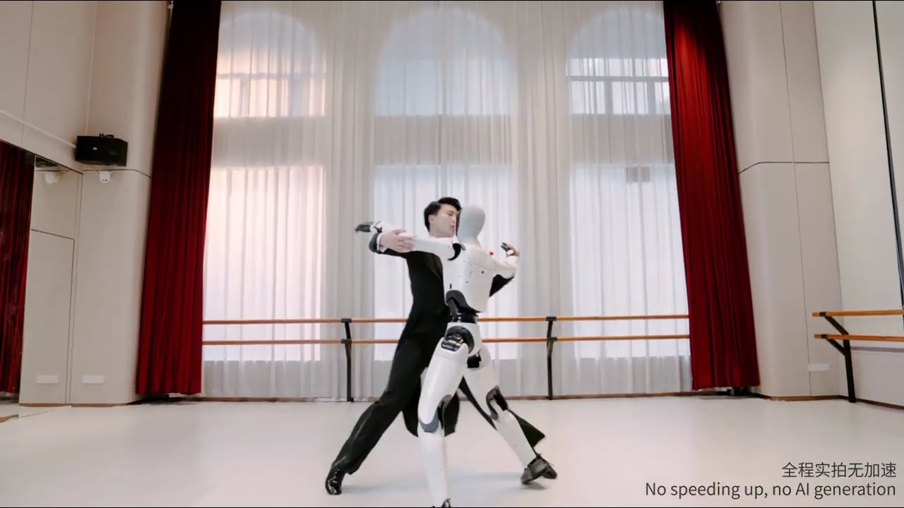 Humanoid robot Walker C1 performed breathtaking waltz and ballet with human dancers