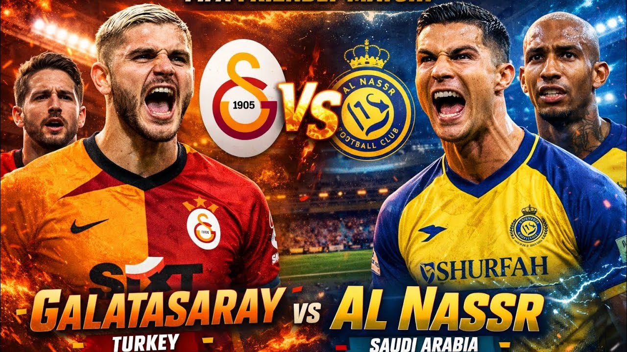 Ronaldo vs Galatasaray! 🔥 Al Nassr vs Galatasaray | FIFA Friendly Match Highlights”
