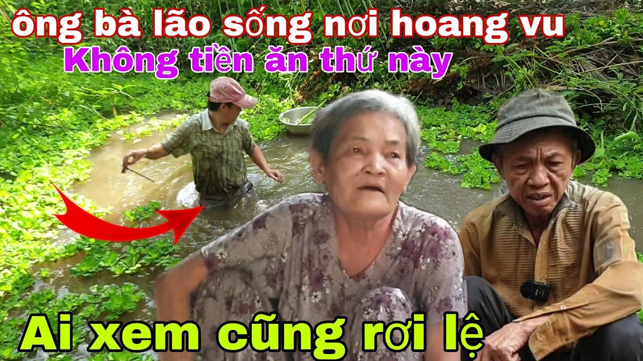 Ông bà lão bệnh tật sống nơi hoang vu mỗi ngày ăn thứ này ai xem cũng rơi lệ
